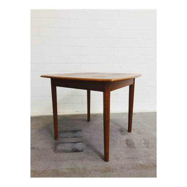 Deense teakhouten uitschuifbare eettafel