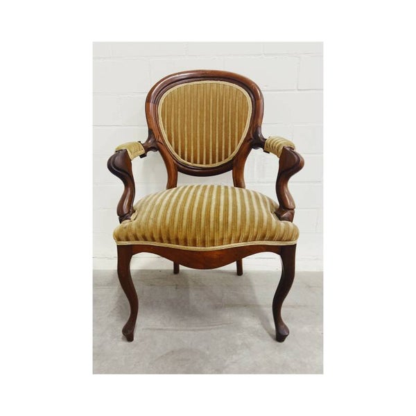 Antieke Mahoniehouten Stoel