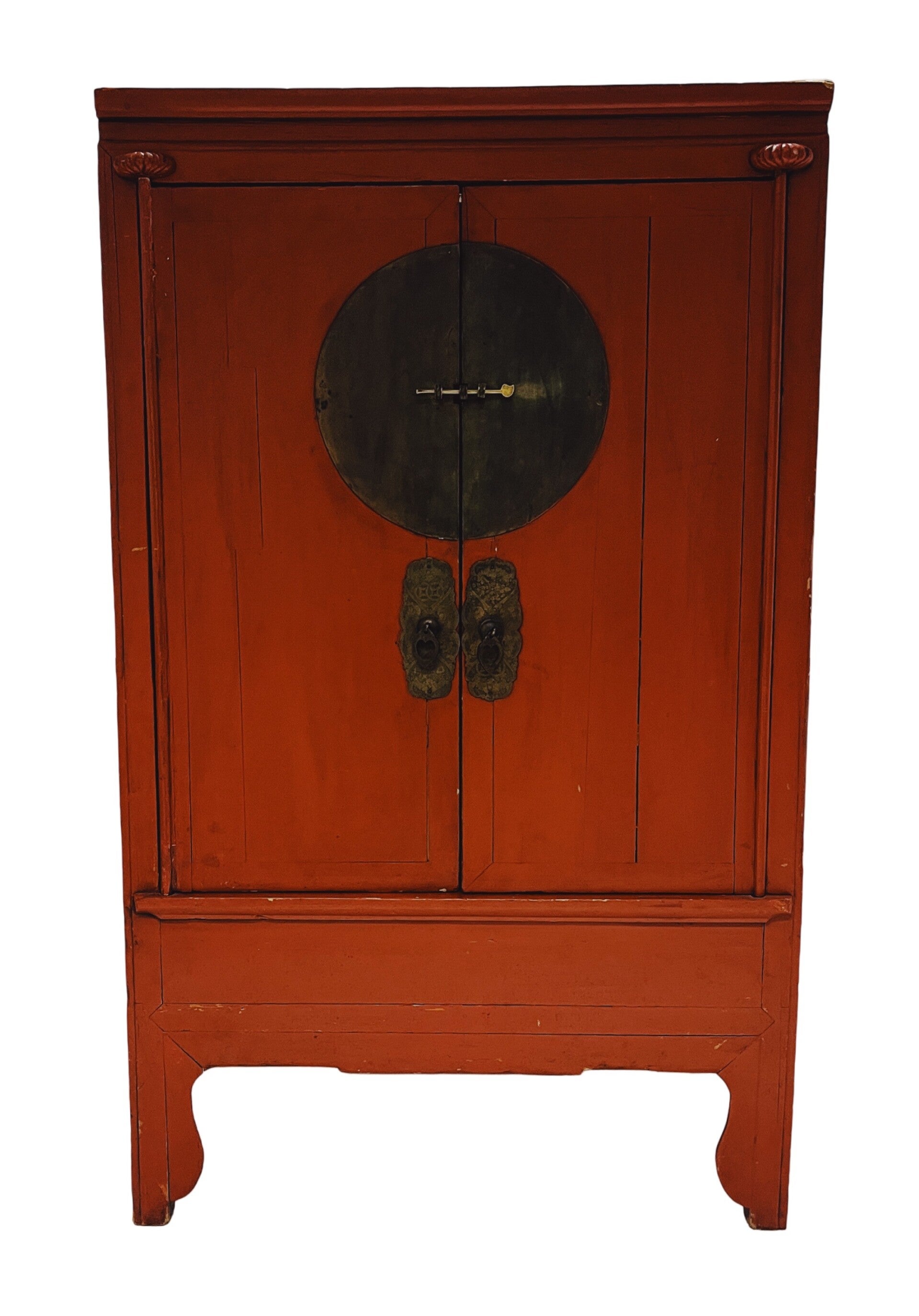 Chinese Kast Antiek Rood