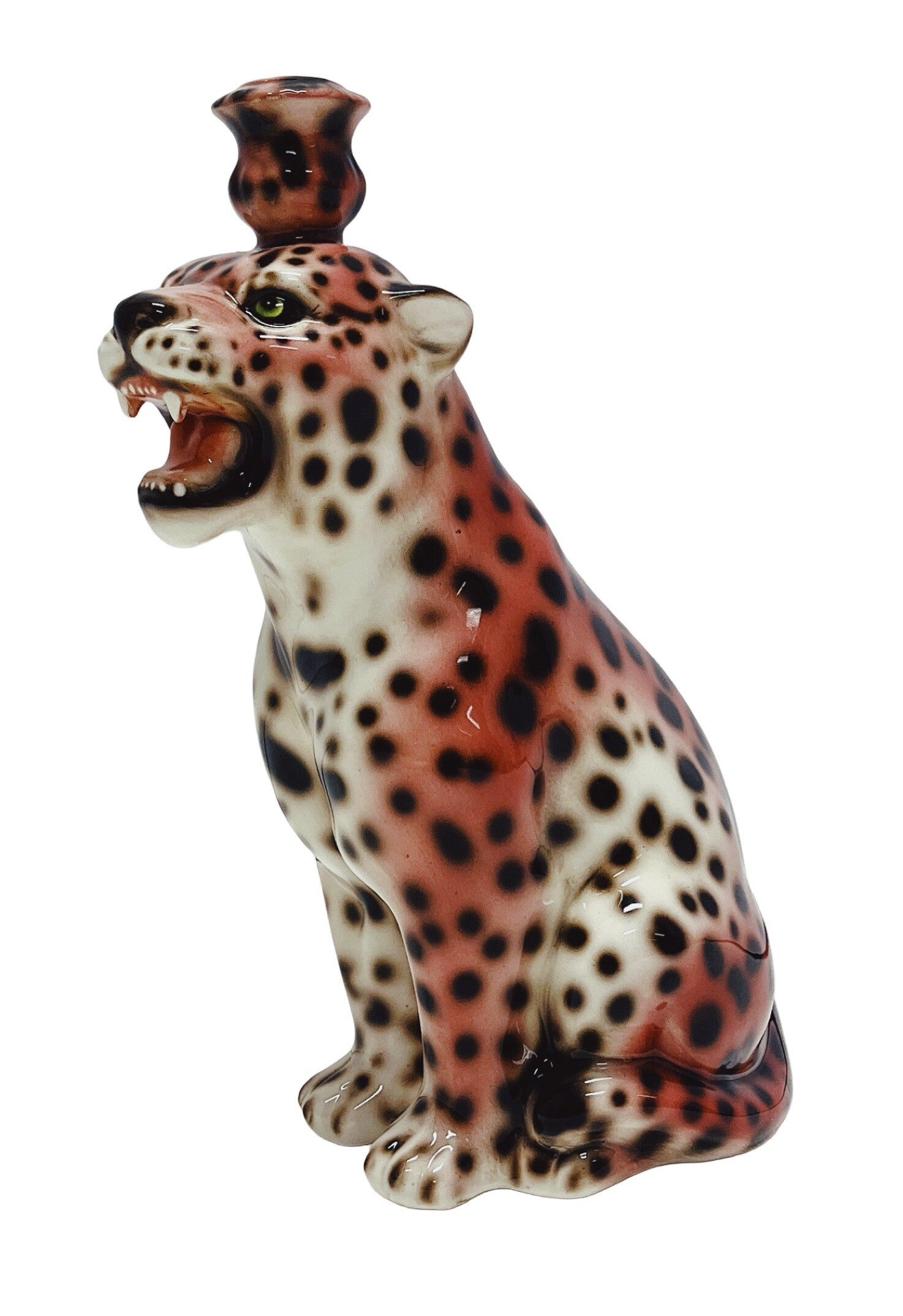 Luipaard Kandelaar Roze