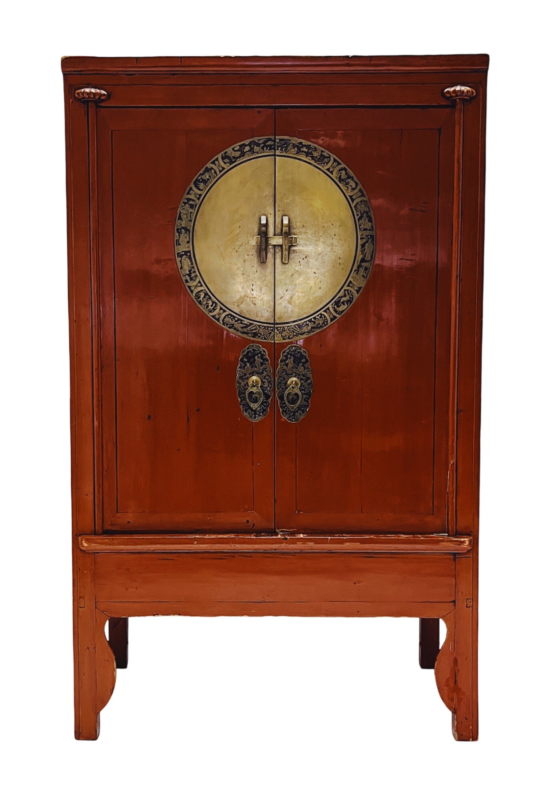 Chinese Kast Antiek Rood