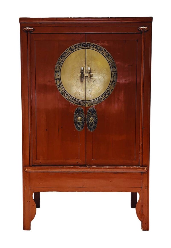 Chinese Kast Antiek Rood