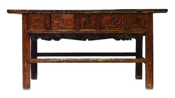 Antieke Houten Sidetable