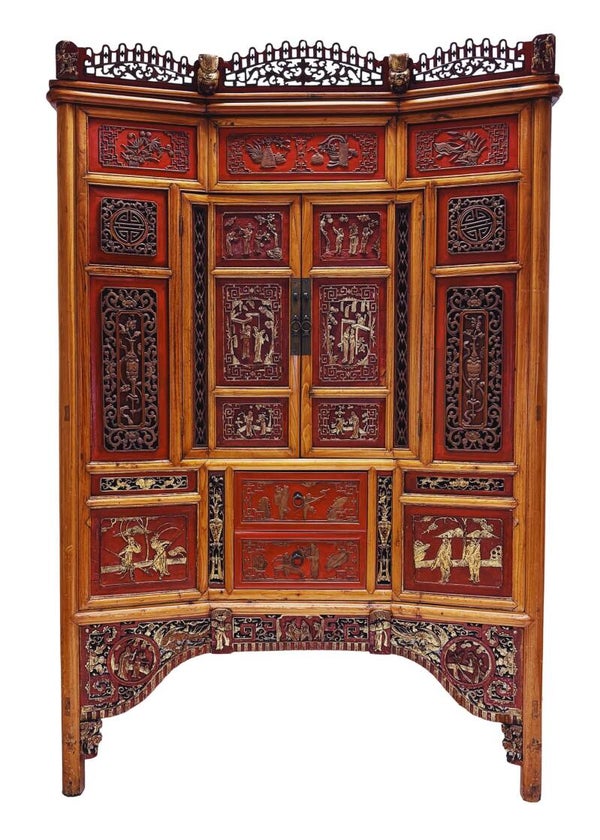 Antieke Chinese bruidskast