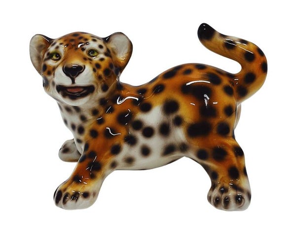 Luipaard Welp Keramiek