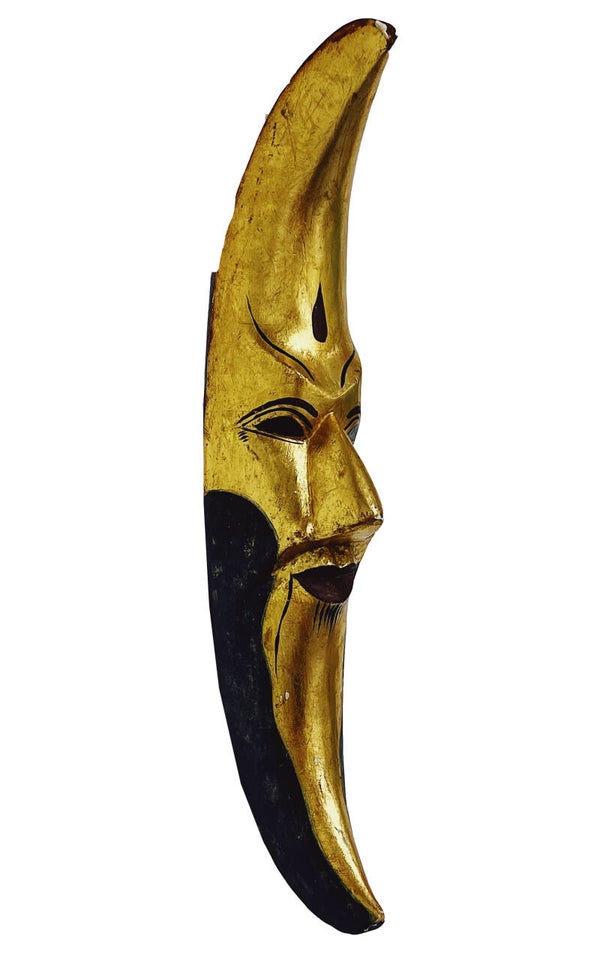 Decoratieve Maan van Hout