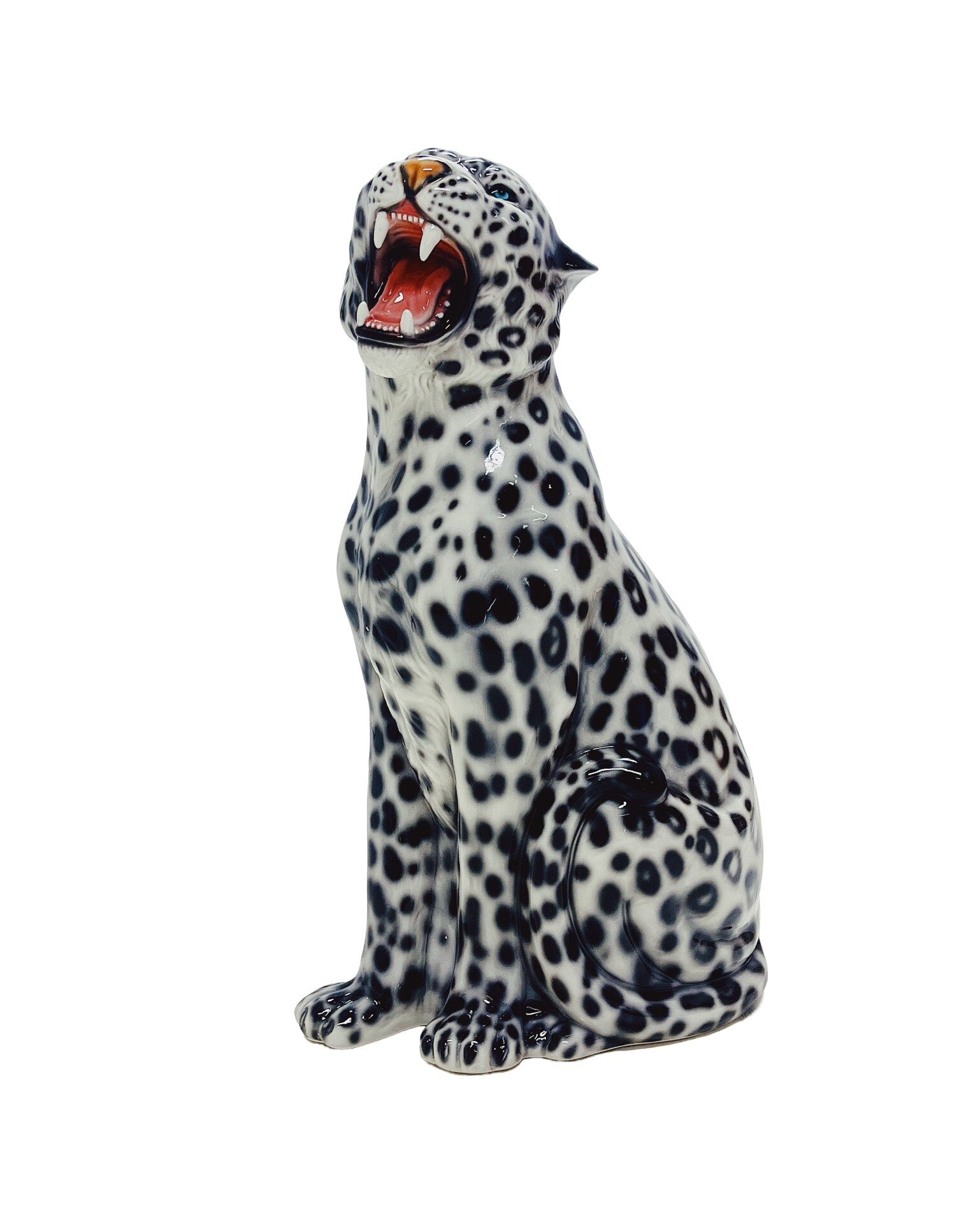 Sneeuwluipaard Beeld Keramiek