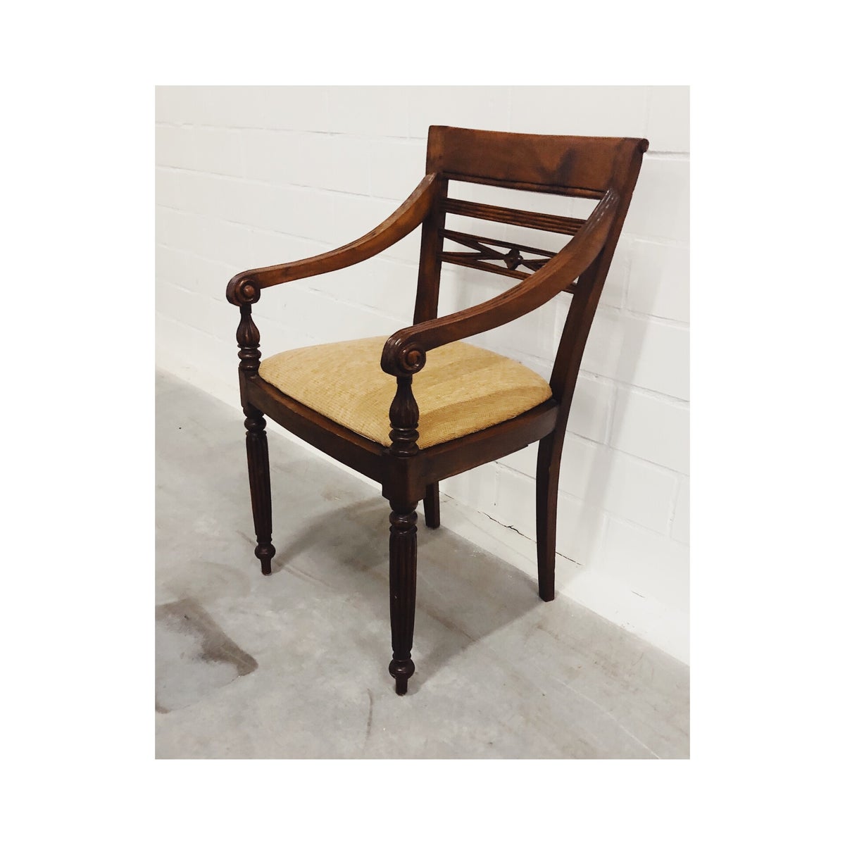 Mahoniehouten Raffles Chair | Vintage Point