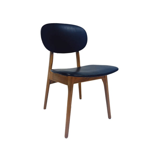 Vintage Teakhouten Eetkamerstoelen (Set van Vier)