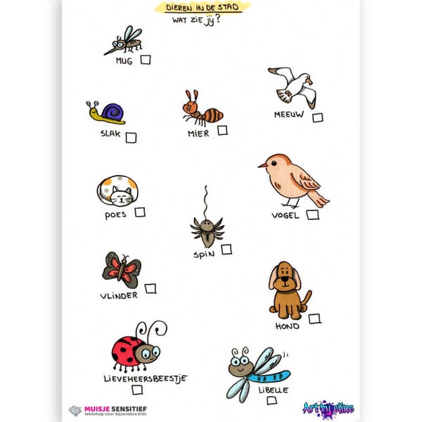 Zoekkaart Dieren in de Stad