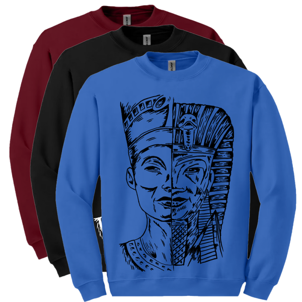 Sweatshirt comfortabel bedrukking toetanchamon