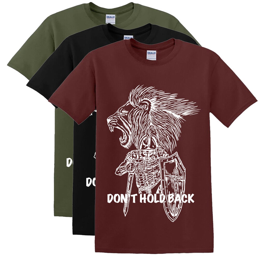 T-shirt comfortabel bedrukking don't hold back