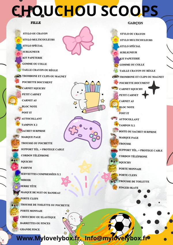 SCOOPS - Cutie - Love - Mixte - Chouchou