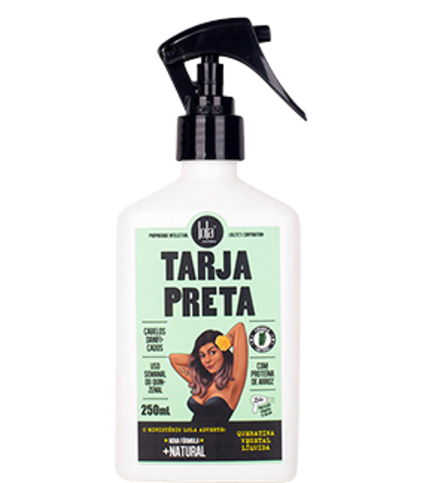 etiqueta negra queratina vegetal liquida