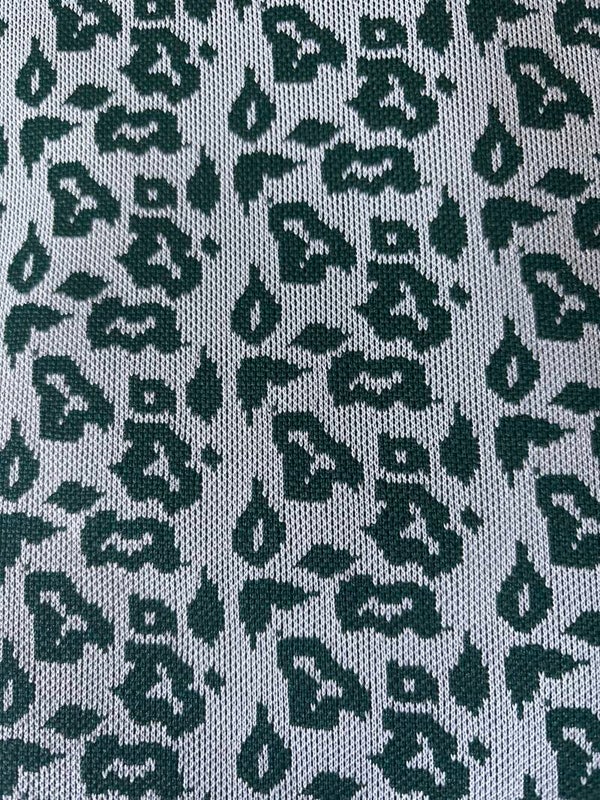 Double Knit Fabric - Green Prints