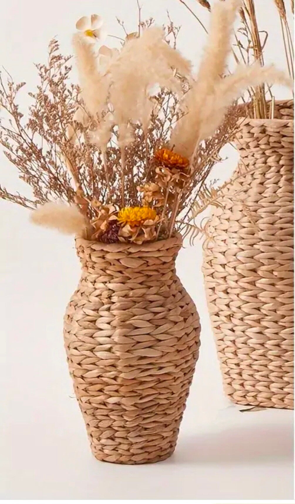 Vase en osier