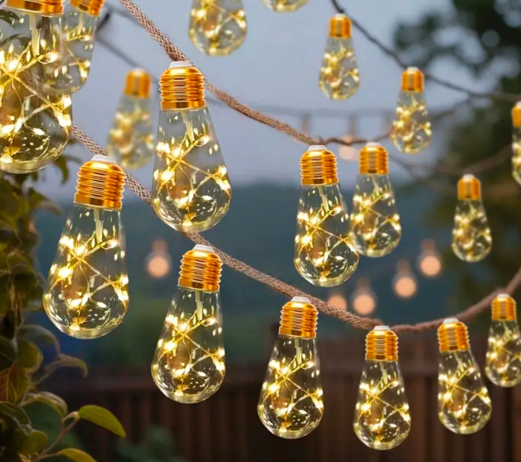 Guirlandes guinguette solaire ou en usb