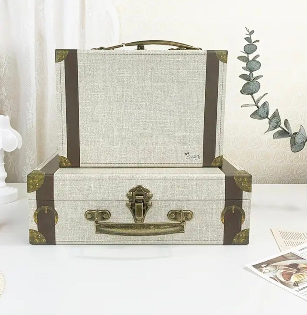 2 valises vintage