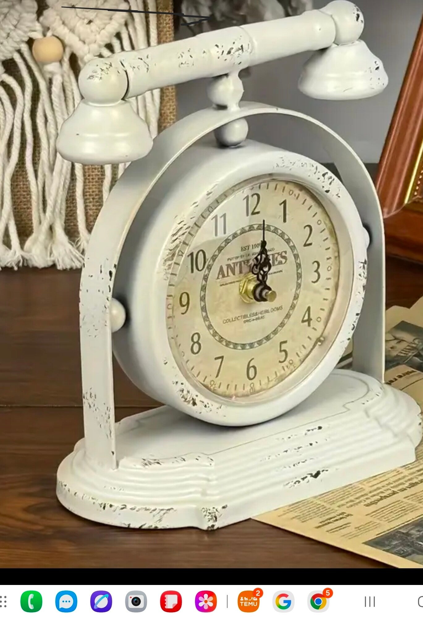Pendule style vintage