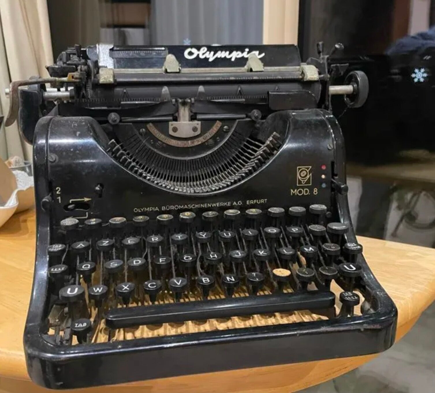 Machine à écrire vintage