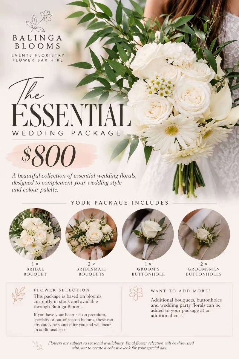 The Essential Wedding Package