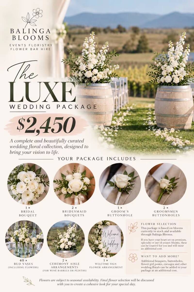The Luxe Wedding Package