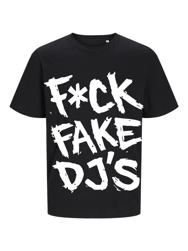Sunny D - F*ck fake Dj's front Black