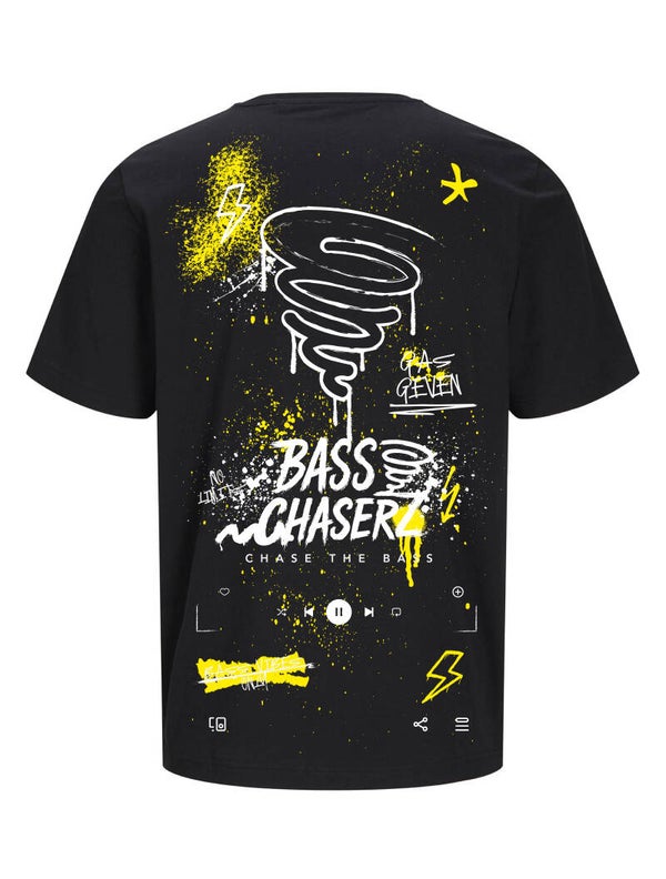 Bass Chaserz T-Shirt - colour Chaos zwart/geel