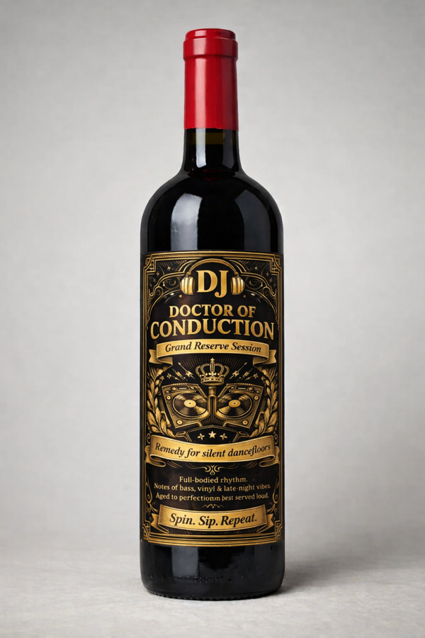 Wijnfles/ wijnetiket 2 doc