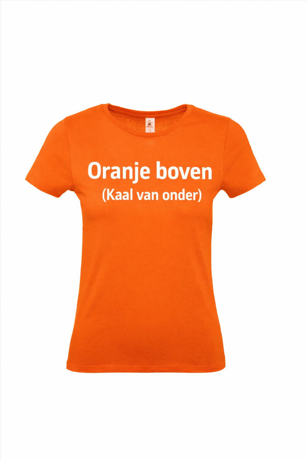 Damesshirt Oranje boven