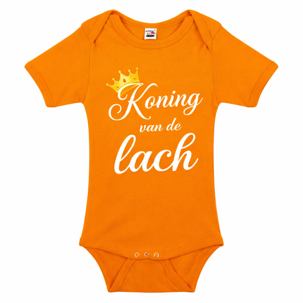 Oranje rompertje Koning van de lach