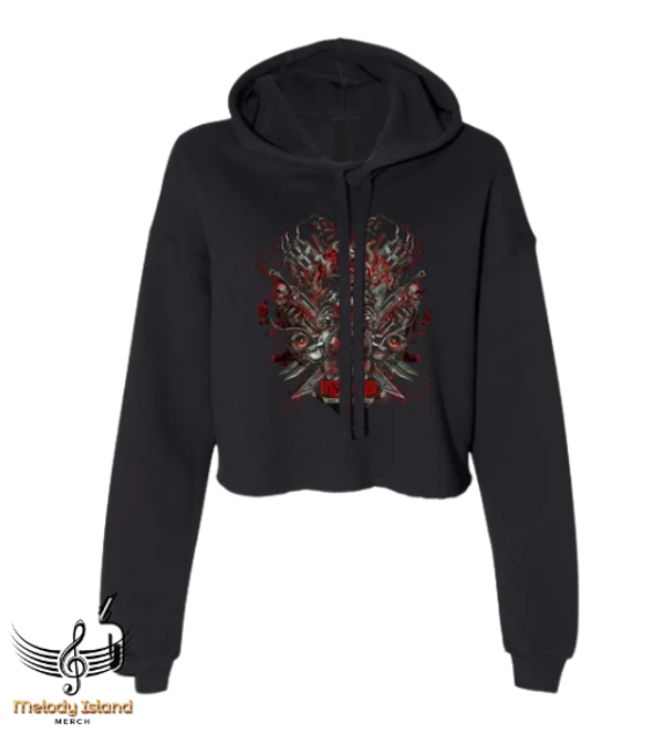 Cropped Hoodie Insanity - May your rot in hell 02