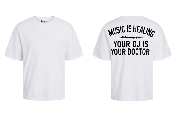 Wit T-shirt – Doctor of Conduction Back Edition