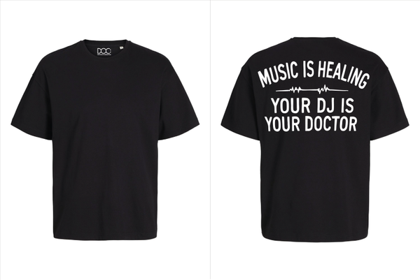Zwart T-shirt – Doctor of Conduction Back Edition