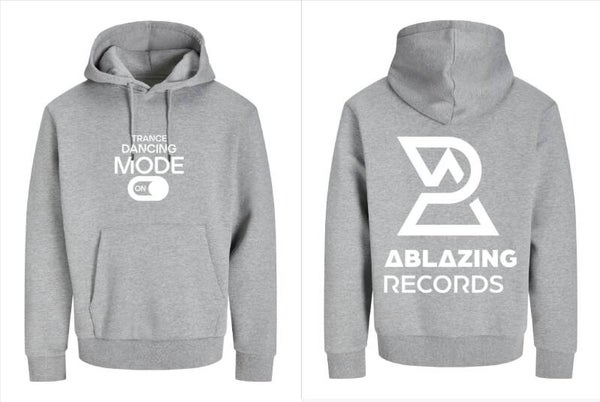 Hoodie Trance Dancing Mode ON – René Ablaze Official grijs