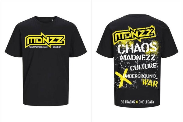 Ticket MDNZZ Album Release Party, + Madnezz T-shirt – 20 Years of Chaos
