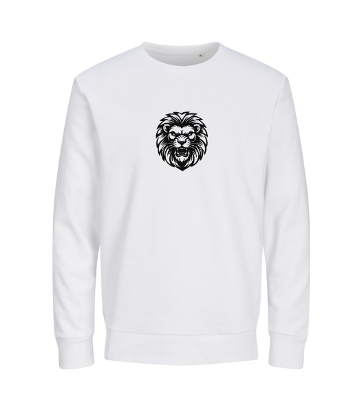 Sweater Hollands Glorie Leeuw borst wit