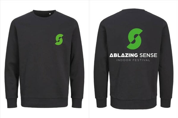 Sweater Jack & Jones | Ablazing Sense Indoor Festival – DJ Rene Ablaze zwart