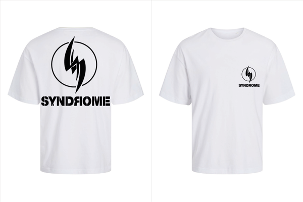 Witte oversize tshirt  syndrome