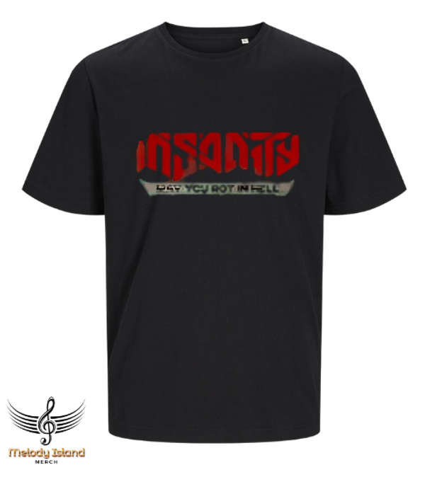 T-shirt Insanity - May you rot in hell Logo 02