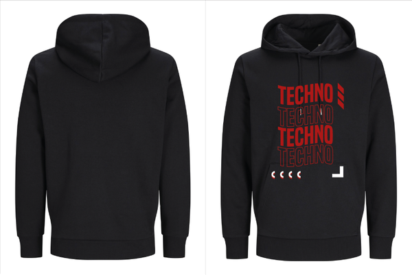Techno hoodie Jack en Jones