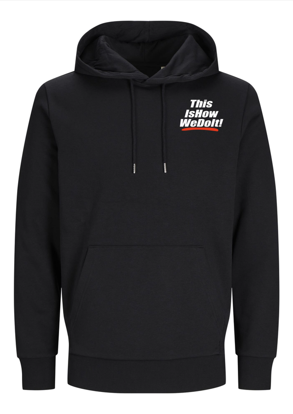 ThisIsHow WeDoIt! Hoodie 3 – Jack & Jones zwart