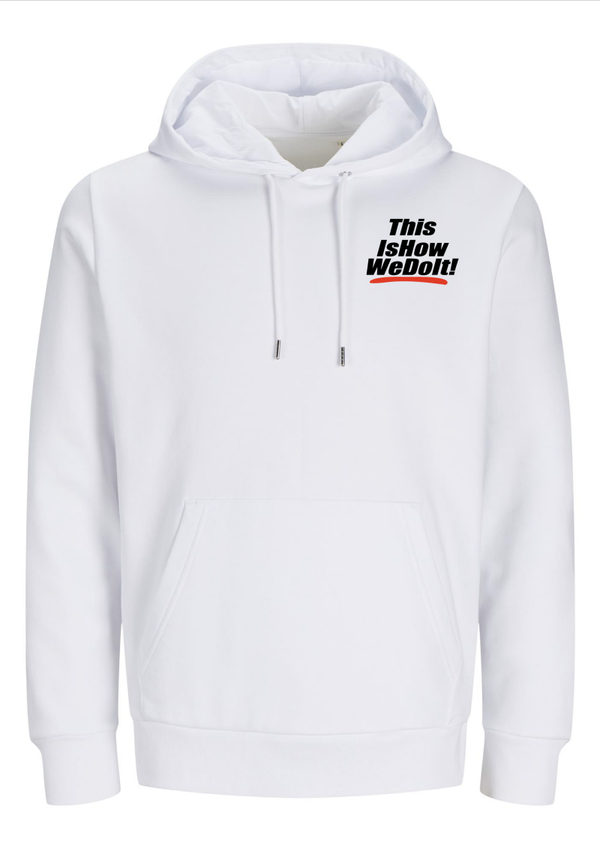 ThisIsHow WeDoIt! Hoodie 3 – Jack & Jones wit