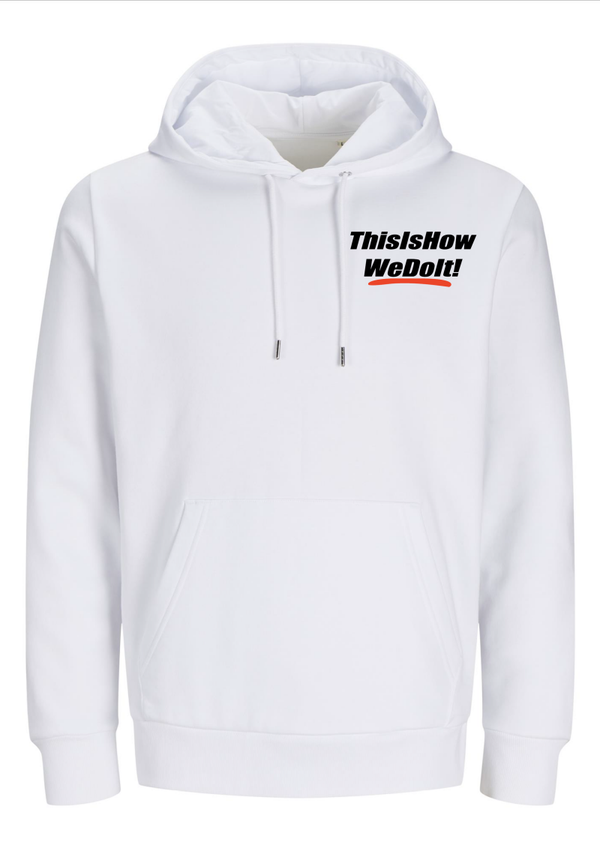 ThisIsHow WeDoIt! Hoodie 2  – Jack & Jones Wit