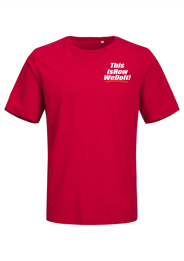 This Is How We Do It T-shirt 3–  Jack & Jones | XS t/m 3XL rood