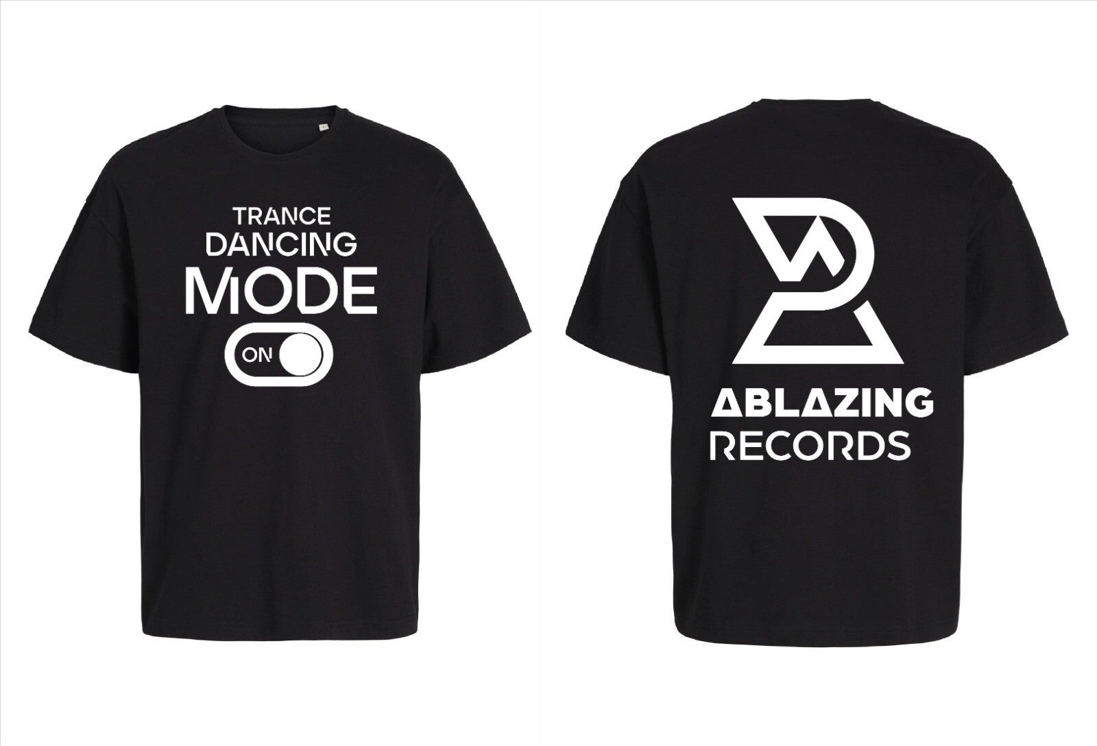 T-Shirt Trance Dancing Mode ON – René Ablaze Official zwart