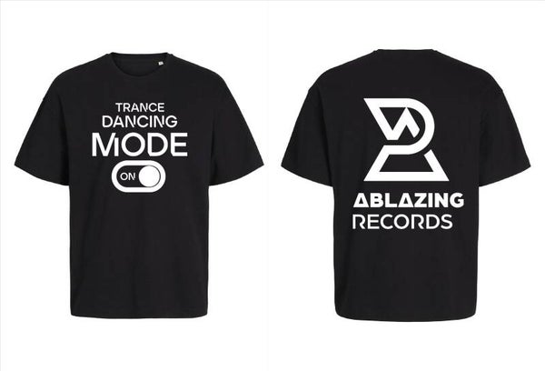 T-Shirt Trance Dancing Mode ON – René Ablaze Official zwart