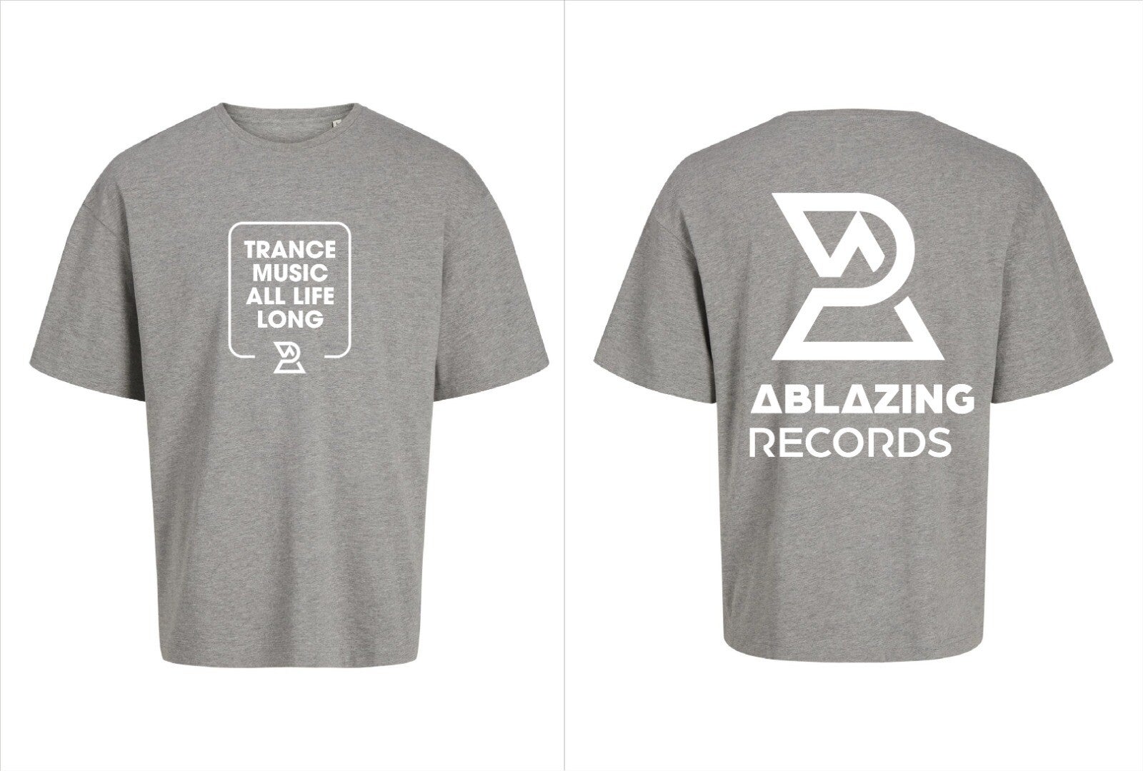 T-shirt Rene Ablaze Trance Music – All Life Long grijs