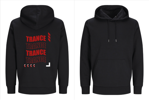 Zwarte Hoodie – “TRANCE” Streetwear Design Jack en Jones