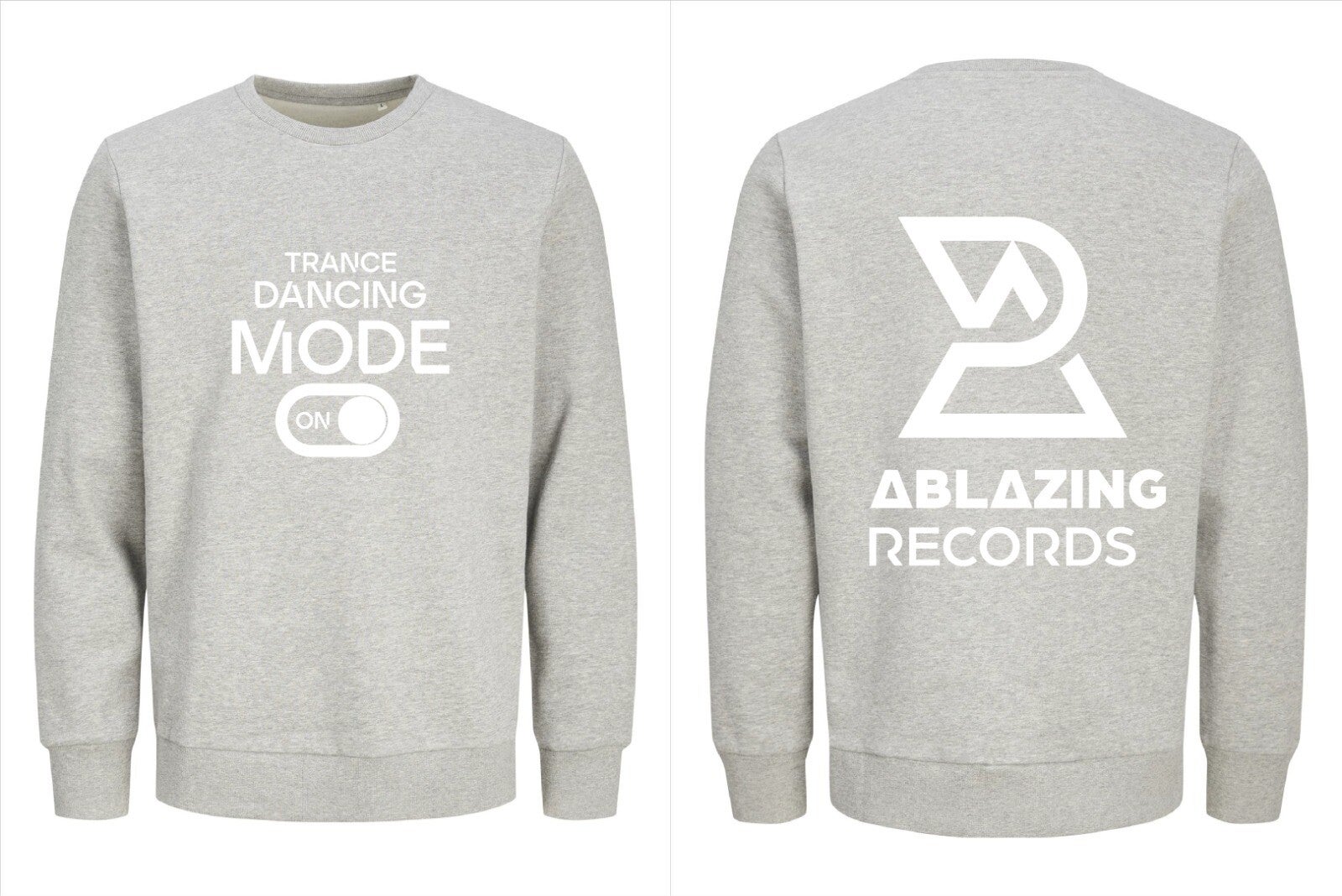 Sweater Trance Dancing Mode ON – René Ablaze Official grijs